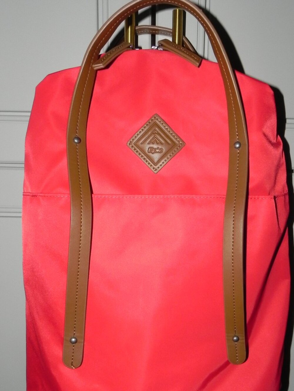 Epic Backpack Red Nylon Laptop Travel Bag.